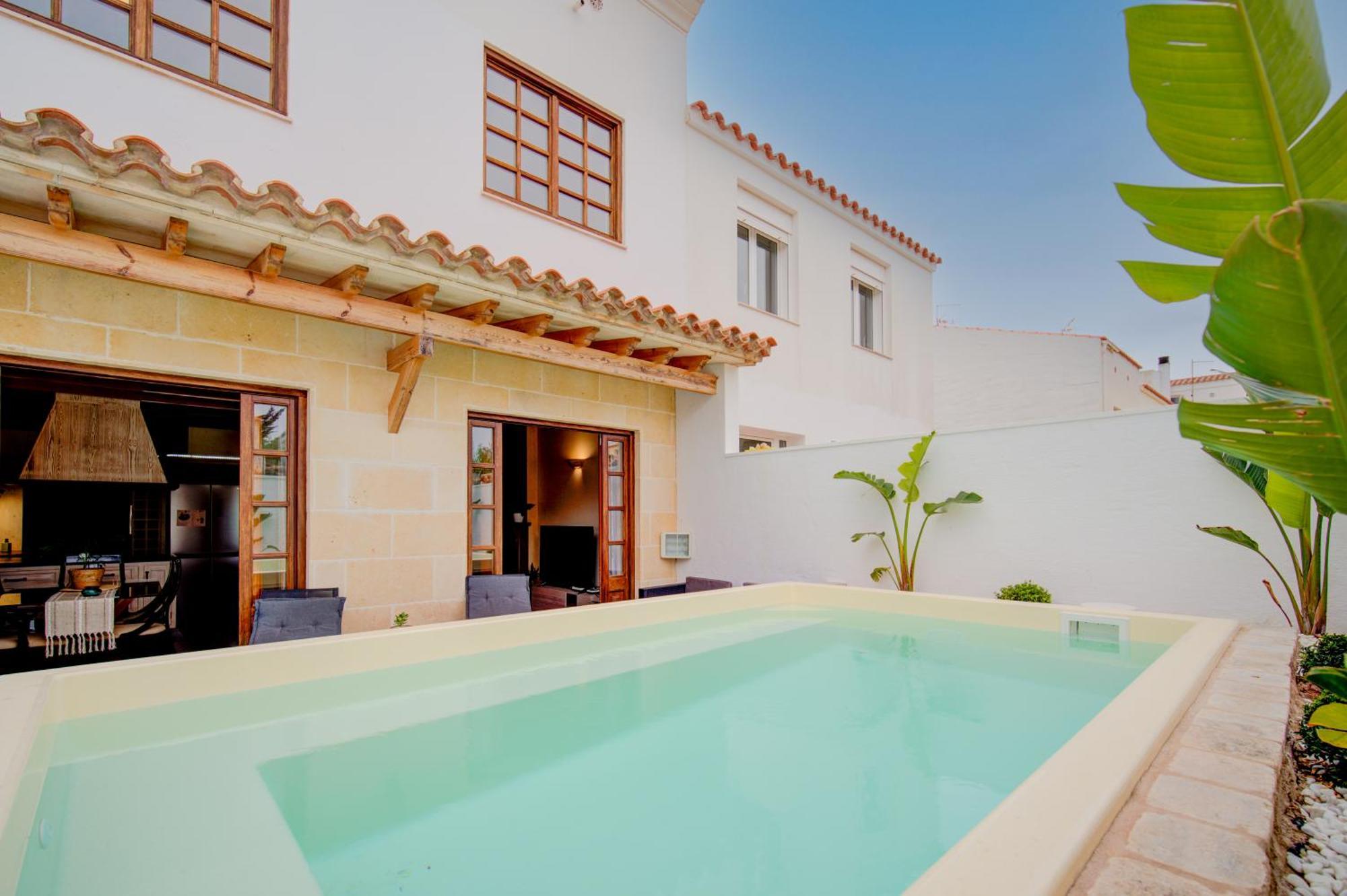 Casa Boutique Xalam " Piscina Climatizada, Jacuzzi, Billar " Villa Sant Lluís Buitenkant foto